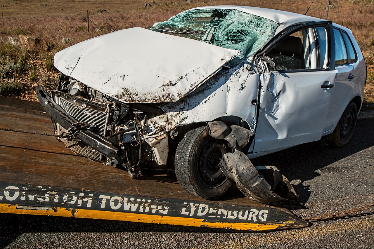 before photo of car accident damage in Staten Island
